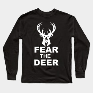 Fear the deer basketball Long Sleeve T-Shirt